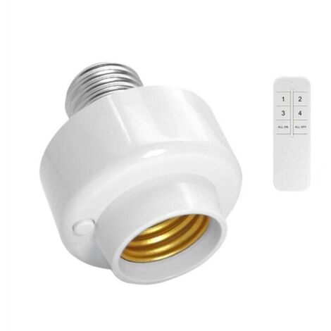 Support De Lampe Intelligent Wi Fi E26 E27 Sans Fil Télécommande Application Minuteur Compatible Maison Fonctions Vocales (1/4)