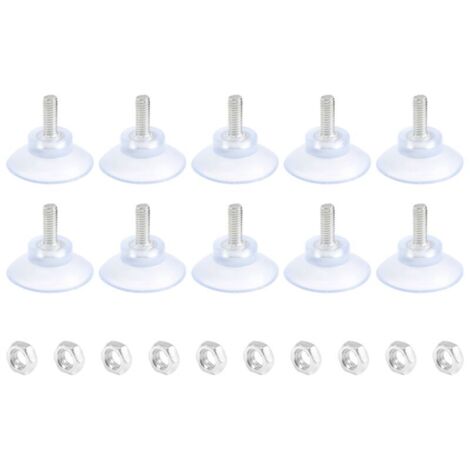 Lot de 4 ventouses de rechange pour dessus de table en verre
