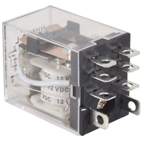 Relé Electromagnético Dpdt Dpdt De Bobina 12v 10a 240vac 28