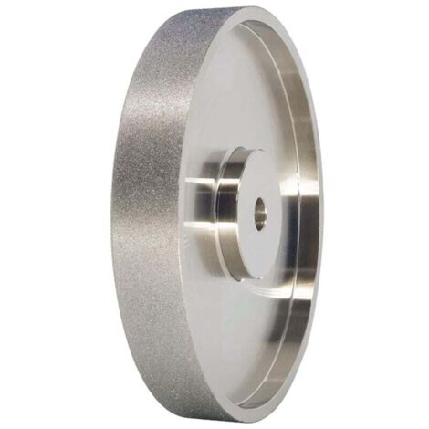 Meule Diamant CBN 6 x 1 Pouce Mandrin 1/2 Pouce Affûtage Acier Rapide Grain 180