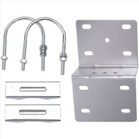 Kit De Montage Antenne Poteau Support Double Boulon U Pince Mâchoire V Fixation