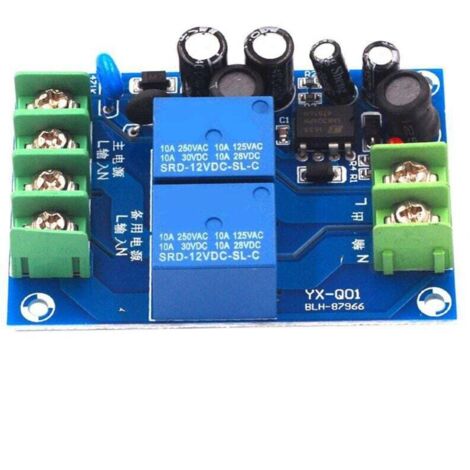 Commutateur Automatique 220V 10A Double Alimentation Transfert Panne Courant Module Carte 2 Voies (1/4)