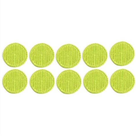 Tampons de Remplacement Microfibre 10 Pièces pour Nettoyeur Vapeur Toutes Surfaces (1/4)