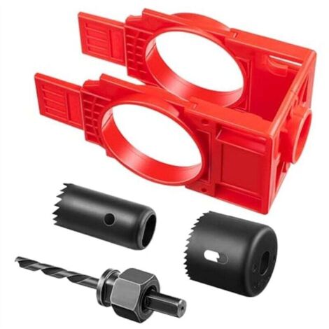 Kit Installation Serrure Porte Perçage Trou Bois Scie Cloche Bouton (1/4)
