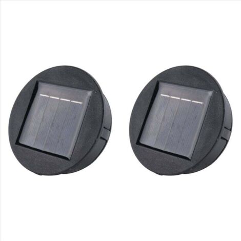 Lot de 2 Batteries Rondes Li-Ion pour Éclairage LED Solaire Smart Garden avec Chargeur (1/4)