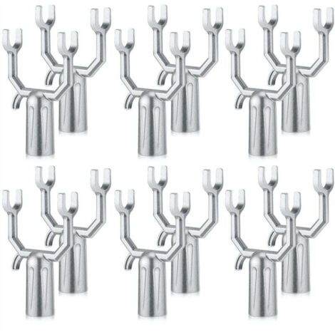 Bougeoir Centre De Table – Branche Métal Argenté – 55 Cm, 5 Places