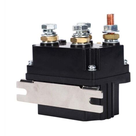 RELAIS TREUIL EFFICACE 12V 600A 2 contacts normalement fermés et 2