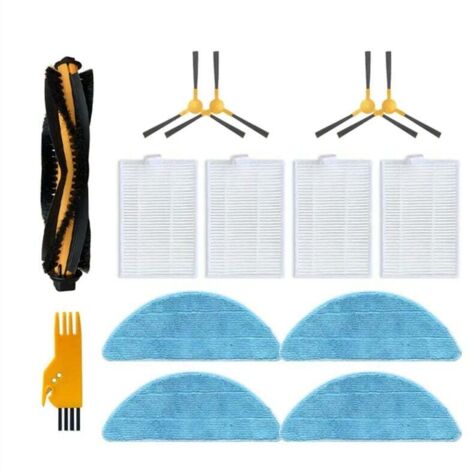 Pièces de Rechange pour Aspirateur Robot Brosse Latérale Filtre HEPA Chiffon Vadrouille Accessoires Nettoyage (1/4)