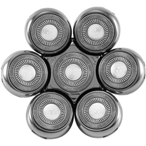 Tête De Coupe De Rechange Pour Rasoir Électrique Tondeuse À Barbe 7D Têtes Flottantes Humide Et Sec (1/4)