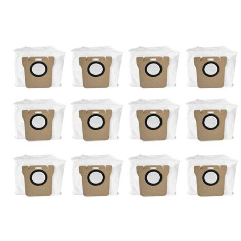 12 Pièces Accessoires Rechange pour Aspirateur Robot X20 Sac à Poussière Compatible (1/4)