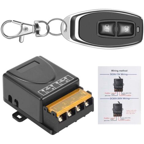 Interrupteur Pompe à Eau Télécommande Sans Fil 433 MHz 30A 220V Module Récepteur Émetteur (1/4)
