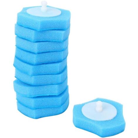 Lot de 32 Brosses de Rechange WC Jetables pour Nettoyage Toilette (1/4)