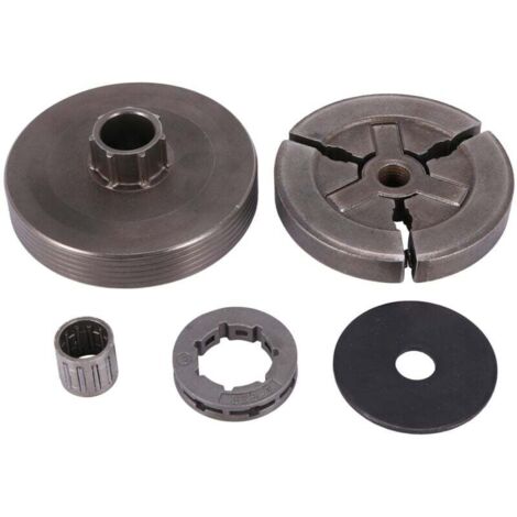 Tambour Embrayage Jante Pignon Roulement Aiguilles Compatible Tronçonneuse Modèles 4500 5200 5800 (1/4)