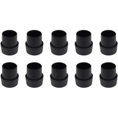 10 Pièces Coussinets de Pied Antidérapants en Caoutchouc pour Trampoline avec Base et Tuyaux (1/4)