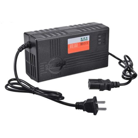 Chargeur Batterie Moto 60V 20AH Affichage LED pour Trottinette Vélo Électrique au Plomb (1/4)