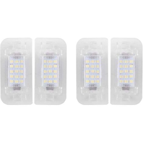 Lot de 4 Feux Arrière LED Compatibles W242 W246 B Plaque Immatriculation A2468201566 PZ168 (1/4)