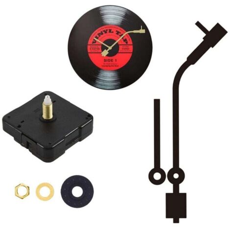 Mouvement Horloge DIY Réparation Horloge Mouvement à Quartz Super Silencieux Axe Long 16,5 Cm - Kit Réparation Horloge Murale DIY Précis Et Facile à Installer