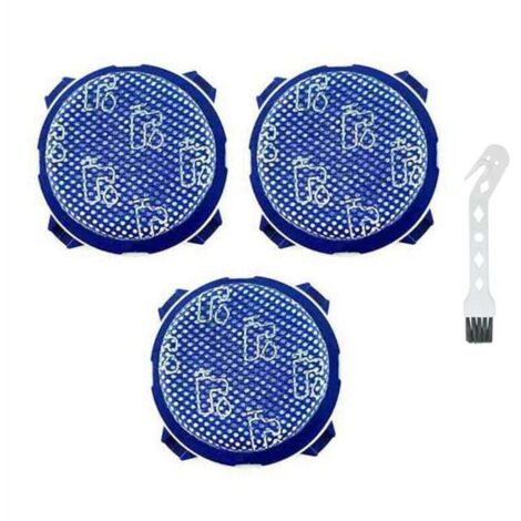 Lot de 3 filtres d'aspirateur pour aspirateur Jet 75 90 70 75+ 60 VS9000RL. Remplace les pièces n° DJ97-02649A. (1/4)