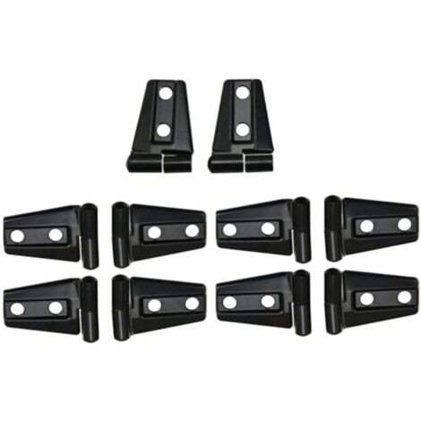 10X Capot et Couvercle de Charnière Porte pour Accessoires D'Auto Jk Jku 2007-2017 (1/4)