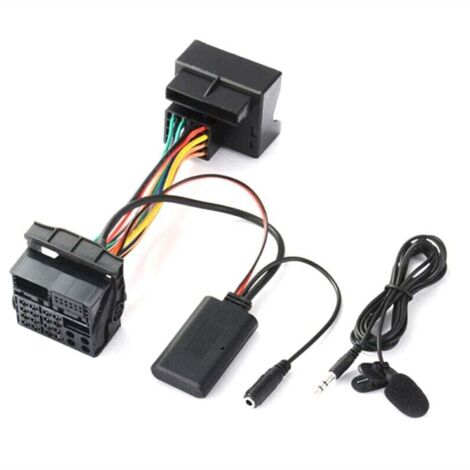Adaptateur de Câble Audio AUX Bluetooth 5.0 + Microphone Externe pour CD30 CDC40 CD70 DVD90 (1/4)