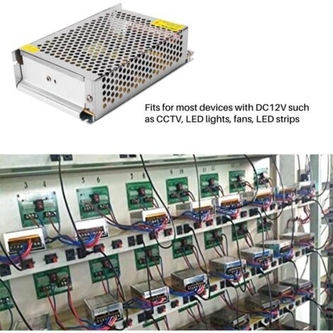 Transformateur LED 12V 120W - Alimentation Puissante - Classe I - IP20