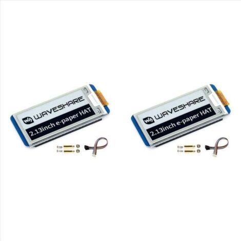 Écran LCD E-Ink HAT 2,13 pouces, blanc, bicolore, 250 x 122 pixels, pour imprimantes 4B/3B+/3B/2B/Zero (1/4)