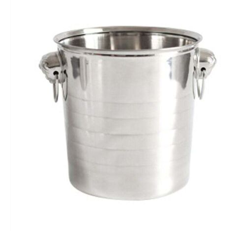 Seau de PoinçOn à Glace en Acier Inoxydable Refroidisseur BièRe Vin Champagne Bar Portable Party Club Conteneur 3L (1/4)