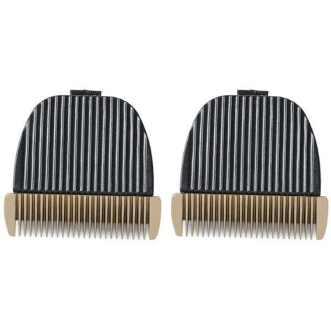 Lot de 2 lames de rechange pour tondeuses à poils d'animaux P2/P3 pour chiens, chats et bovins