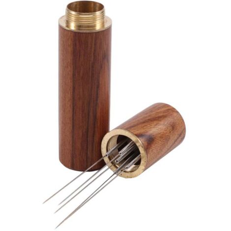 Coffee Tamper Aiguilles en Acier Inoxydable Espresso Poudre Agitateur Distributeur Niveleur Outils WDT Café Remuer Accessoires A (1/4)