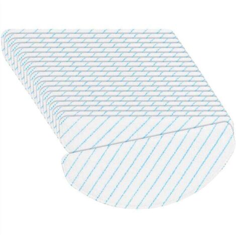 50 PièCes Tampons de Chiffons Vadrouille Solides Jetables pour OZMO T8 Max T9 + D'Aspirateur (1/4)