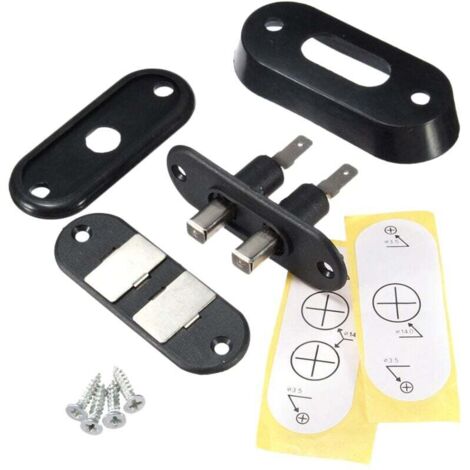le Commutateur Noir de Contact Porte Coulissante pour Verrouillage Central Voiture D'Alarme T4 (1/4)