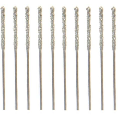20 PièCes SéRies 0,8 Mm Enduit de Diamant Pointe Foret HéLicoïDal pour Carreaux Pierre en Verre (1/4)