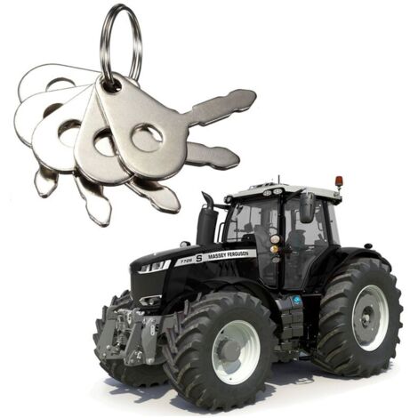 Shinekoo Lot de 6 clés de rechange universelles pour interrupteur d'allumage Lucas tracteurs agricoles Ford équipement lourd