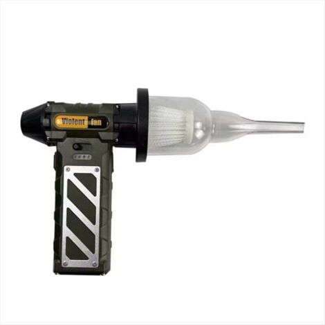 Mini ventilateur portatif 110 000 tr/min, souffleur d'air haute puissance, sèche-cheveux, aspirateur, moteur sans balais B (1/4)