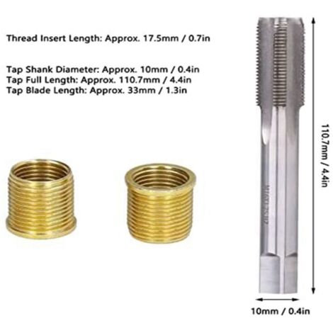 Helicoil Reparatieset M10x1 Voor Bougie - Tappen en Helicoils