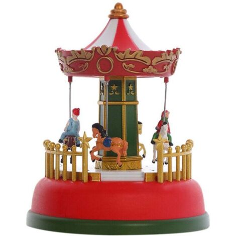 NoëL Musique éClatante Grande Roue Cadeaux de RéVeillon Ornements DéCoration A (1/4)