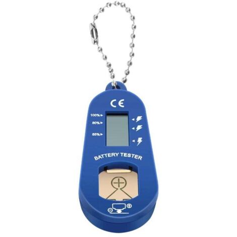 Testeur de Batterie à Bouton, Portable et LéGer pour Porte-CléS VéRifier la Charge Restante (1/4)