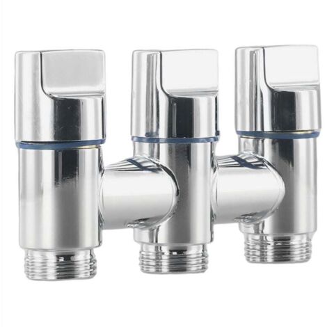 Valve D'Angle à 3 Voies Améliorez la Fonctionnalité de Votre Maison ou Vos Espaces Commerciaux avec Vanne Dérivation Trois Voies,A (1/4)
