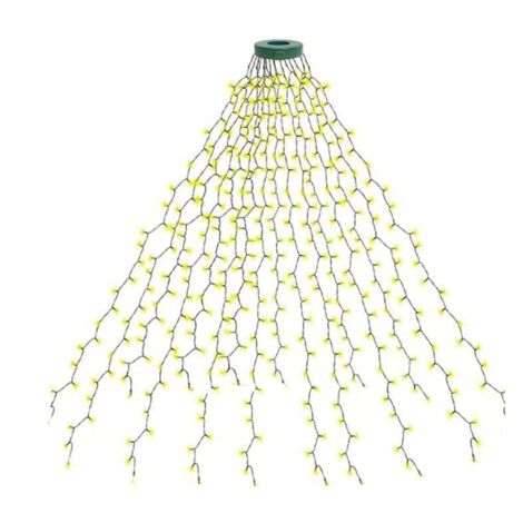 Lumières D'Arbre de Noël IP65 Étanches à L'Eau 16 Lignes 8 Modes Décorations Intérieures et Extérieures Prise UE, B (1/4)