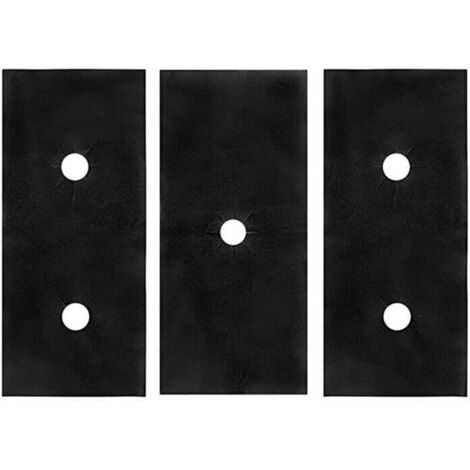 Lot de 3 tapis de protection pour poêle, lavables et réutilisables (1/4)