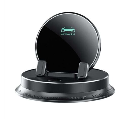 Support de Téléphone Universel pour Tableau Bord Voiture, Rotation à 360 °, en Silicone, Utilisation une Main, Voiture (1/4)