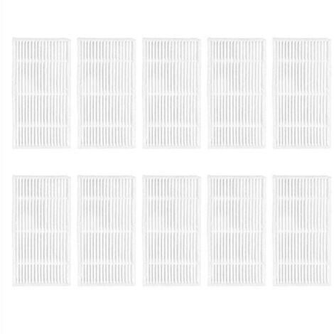 10 Pièces de Rechange Filtre Hepa Lavable pour Aspirateur Robot VCR04W, Accessoires Filtres (1/4)