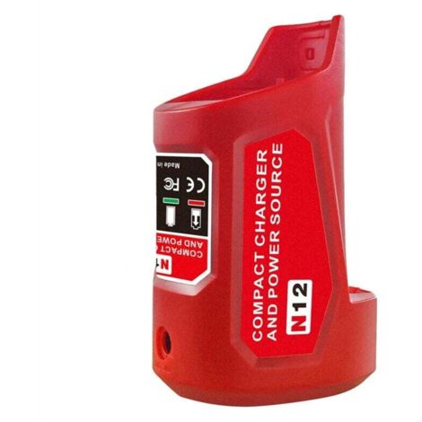 Adaptateur de Source D'Alimentation Batterie N12 pour Chargeur Roue 12 V M12 avec Port DC USB2.0 (1/4)