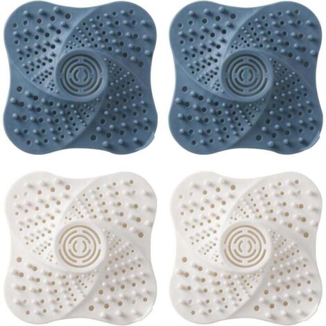 Filtre attrape cheveux autocollant pour drain de douche