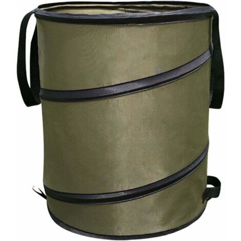 Sacs de déchets de Jardin Pop-Up 37.8L Sac de Jardin Auto-dressant en Polyester extrêmement Robuste - Ensemble de Sacs déco Premium autoportant, Stable et Pliable ， (1/4)