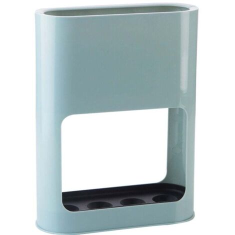 Porte-parapluies ovale bleu 4 pouvant être stockés - Belle finition (1/3)