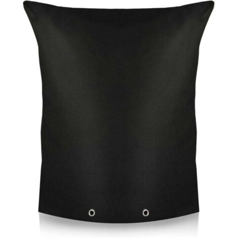 Couvre Robinet Exterieur, 43 x 53 cm Isolation de Tuyau d'Hiver, Housse de Robinet pour l'Extérieur Couvercle de Protection Contre le Gel Couvercle de Valve d'Arrosage Isolé pour Hiver (Noir) (1/4)