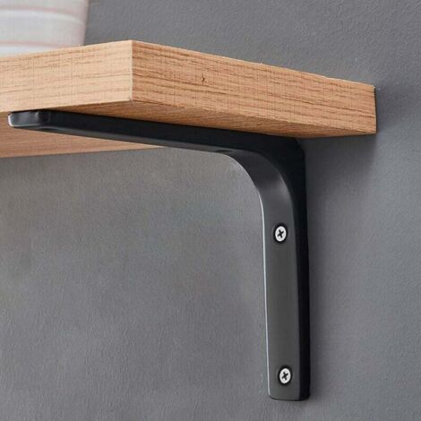 Equerre Etagere Noire