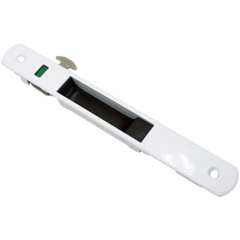 Serrure de Porte Coulissante Moderne pour Fenêtre et Porte Coulissante en Verre, Sécurité à Domicile(Blanc,28mm) (1/4)