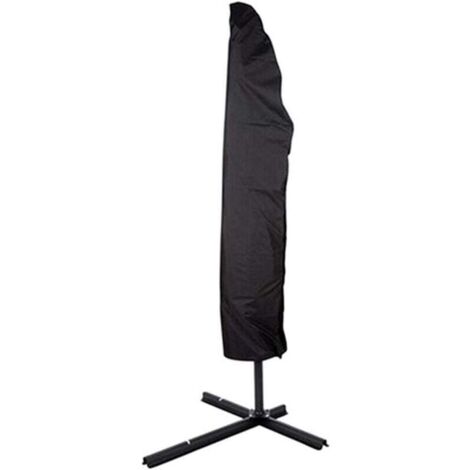 Housse de Protection pour Parasol Déporté Couverture pour Parasol en Plein Air en 210D Oxford Tissu Imperméable Anti-UV Poussière Intempéries (205cm) (1/4)